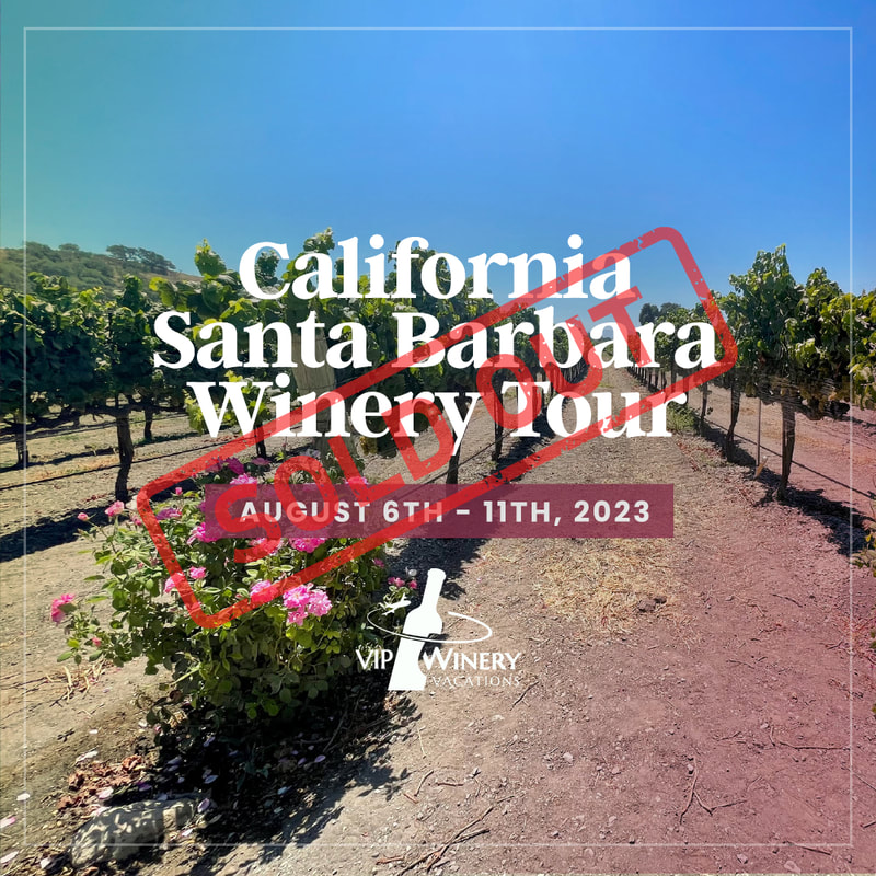 VIP Wine Tour - Santa Barbara California - August 2023 - Booking Now!